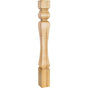 Hardware Resources - 3-3/4'' W x 3-3/4'' D x 35-1/2'' H Alder Baroque Post - Unfinished