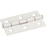 Hardware Resources - Almond 2-1/2'' x 1-1/2'' Single Half Swaged Butt Hinge - Almond