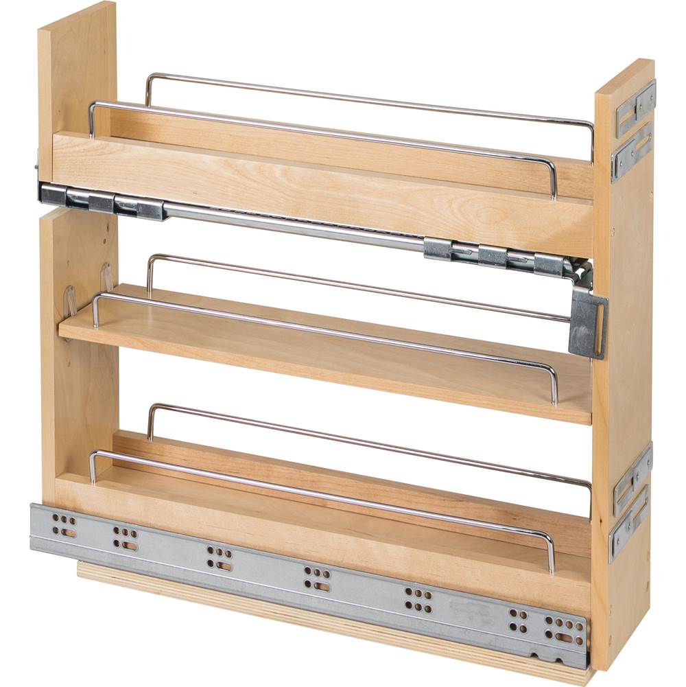Hardware Resources - 5'' ''No Wiggle'' Soft-close Under Drawer Base Pullout - UV Coated