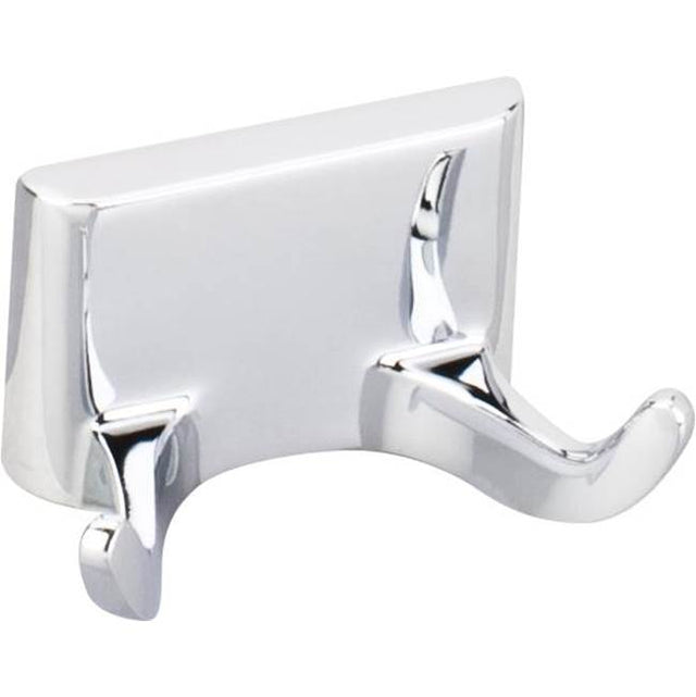 Hardware Resources - Bridgeport Polished Chrome Double Robe Hook - Retail Packaged - Polished Chrome