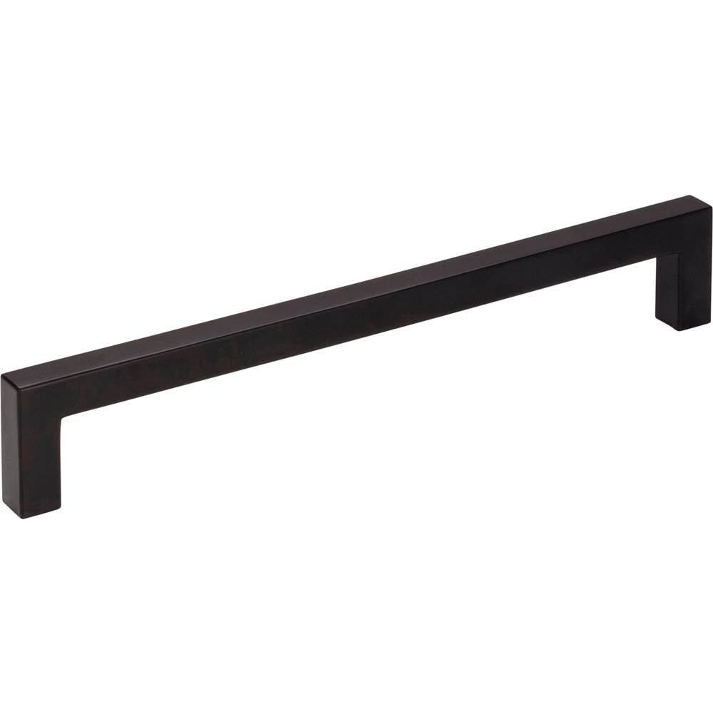 Hardware Resources - 160 mm Center-to-Center Matte Black Square Stanton Cabinet Bar Pull - Matte Black