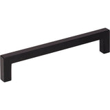 Hardware Resources - 128 mm Center-to-Center Matte Black Square Stanton Cabinet Bar Pull - Matte Black
