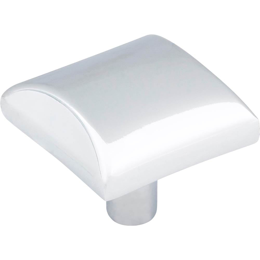 Hardware Resources - 1-1/8'' Overall Length Polished Chrome Square Glendale Cabinet Knob - Polished Chrome