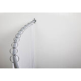 56''-72'' Brushed Oil Rubbed Bronze Adjustable Curved Shower Curtain Rod - Retail Packaged
