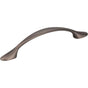 Hardware Resources - 96 mm Center-to-Center Brushed Pewter Arched Somerset Cabinet Pull - Brushed Pewter