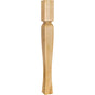 Hardware Resources - 3-1/2'' W x 3-1/2'' D x 35-1/2'' H Alder Tapered Arts and Crafts Post - Unfinished