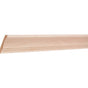 Hardware Resources - 3/4'' D x 4'' H Hard Maple Contemporary Cove Crown Moulding - Unfinished
