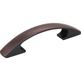 Hardware Resources - 3'' Center-to-Center Brushed Oil Rubbed Bronze Arched Strickland Cabinet Pull - Brushed Oil Rubbed Bronze