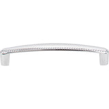 128 mm Center-to-Center Brushed Pewter Rope Detailed Lindos Cabinet Pull