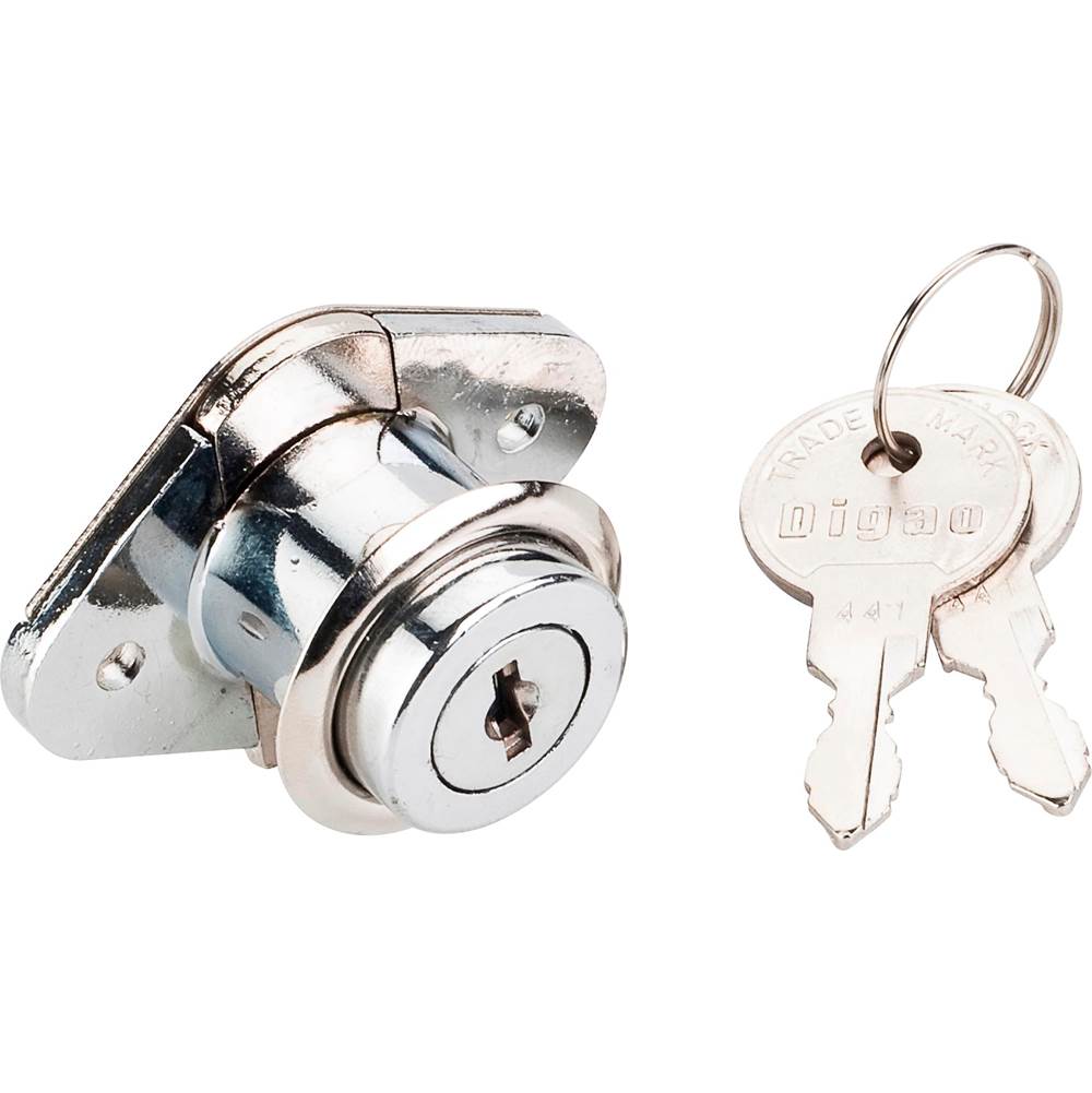 Hardware Resources - 7/8'' Chrome Drawer Lock Keyed Different - Chrome
