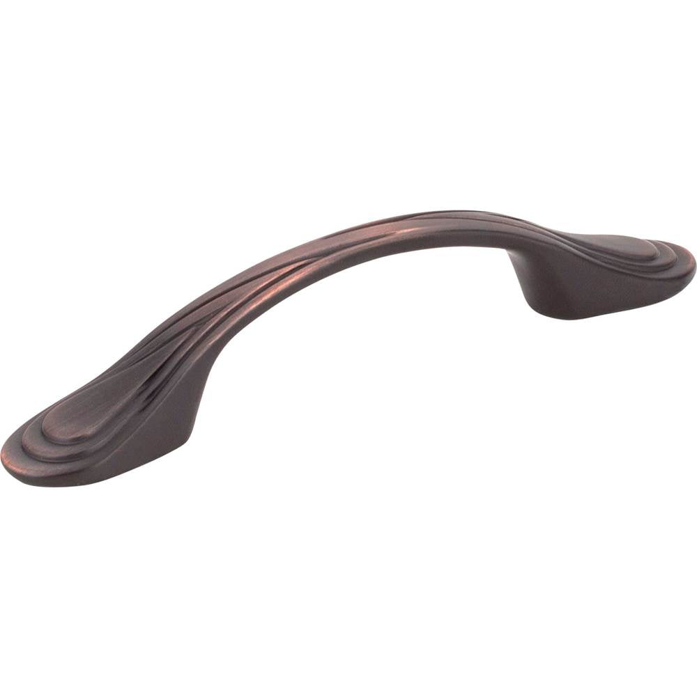 Hardware Resources - 3'' Center-to-Center Brushed Oil Rubbed Bronze Westbury Cabinet Pull - Brushed Oil Rubbed Bronze