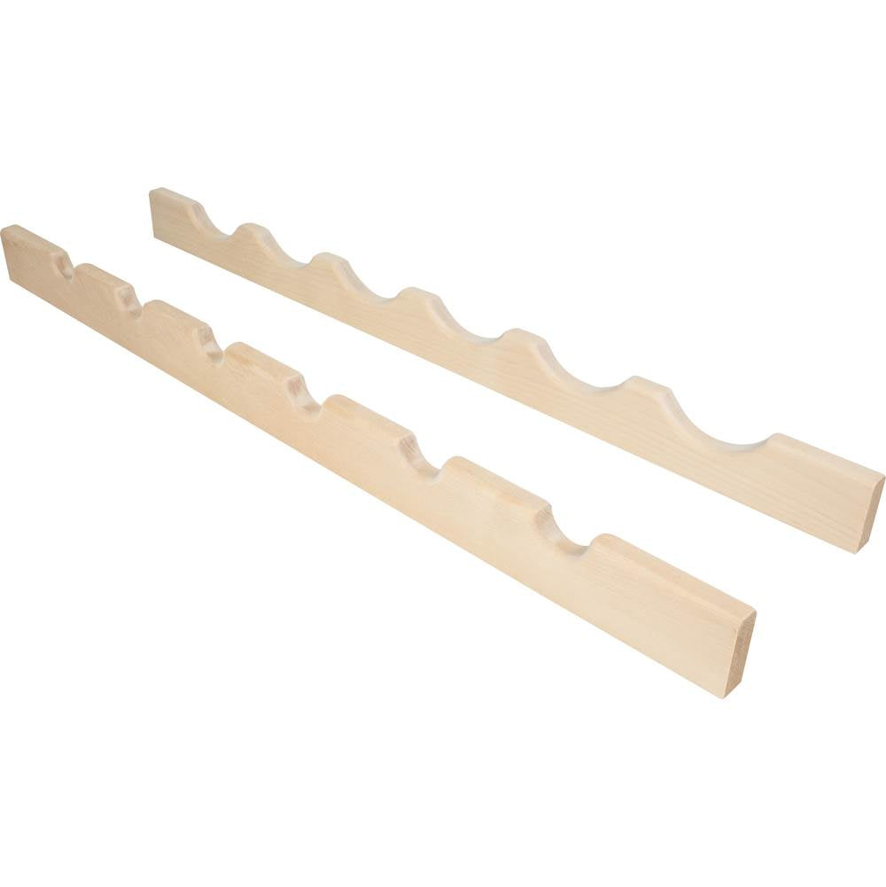 Hardware Resources - 30'' Maple Bottle Rack - Unfinished