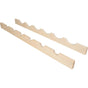 Hardware Resources - 30'' Maple Bottle Rack - Unfinished
