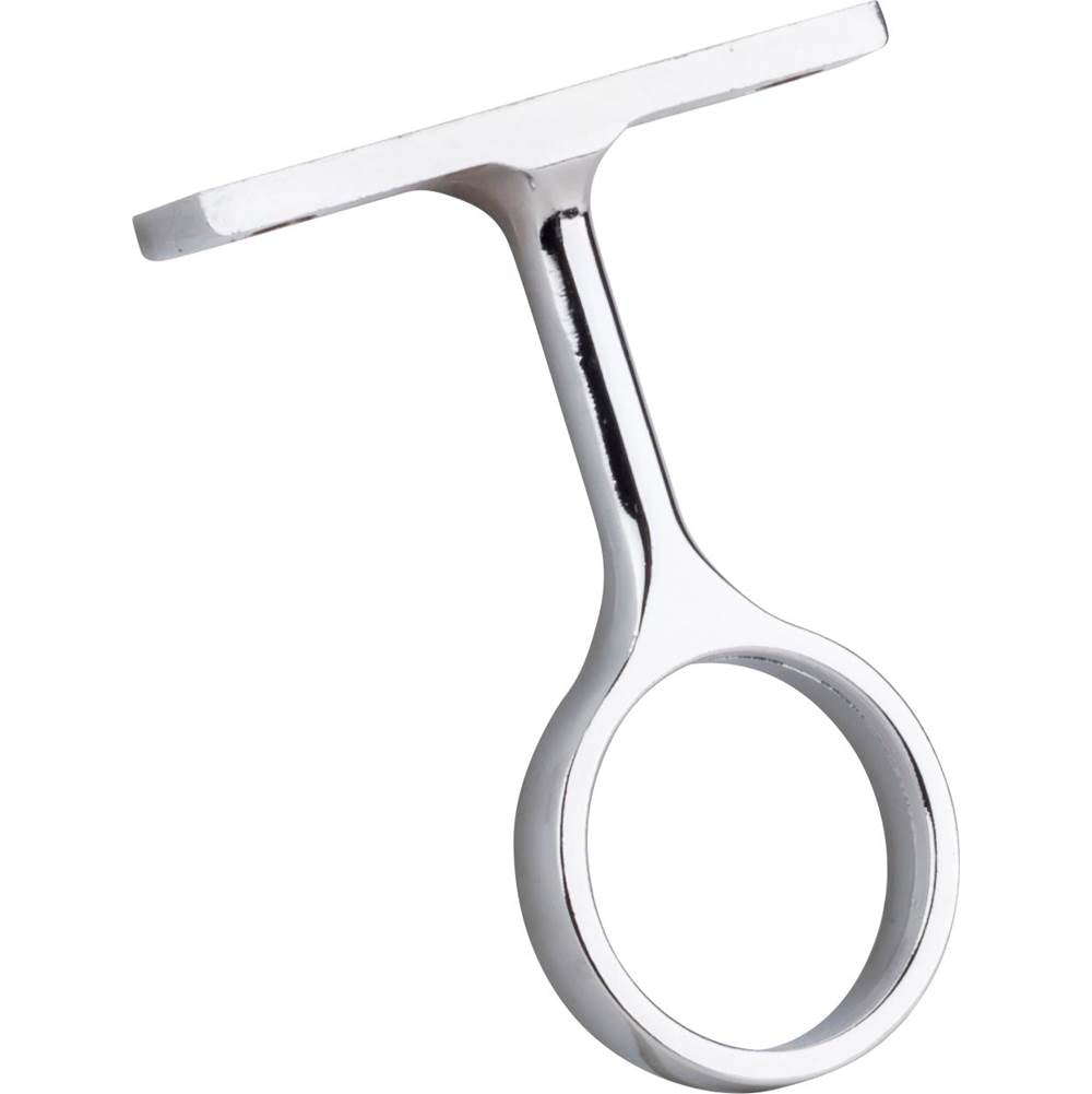 Hardware Resources - Chrome Center Support Bracket for 1-1/16'' Round Closet Rods - Chrome
