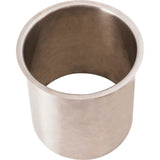 6'' Diameter 6'' Height Brushed Stainless Steel Trash Can Ring