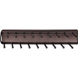 Hardware Resources - Dark Bronze 14'' Tie Rack - Dark Bronze