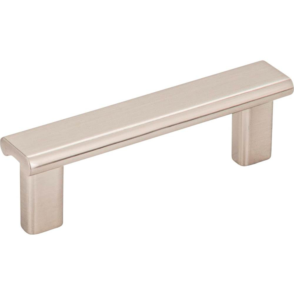 Hardware Resources - 3'' Center-to-Center Satin Nickel Square Park Cabinet Pull - Satin Nickel