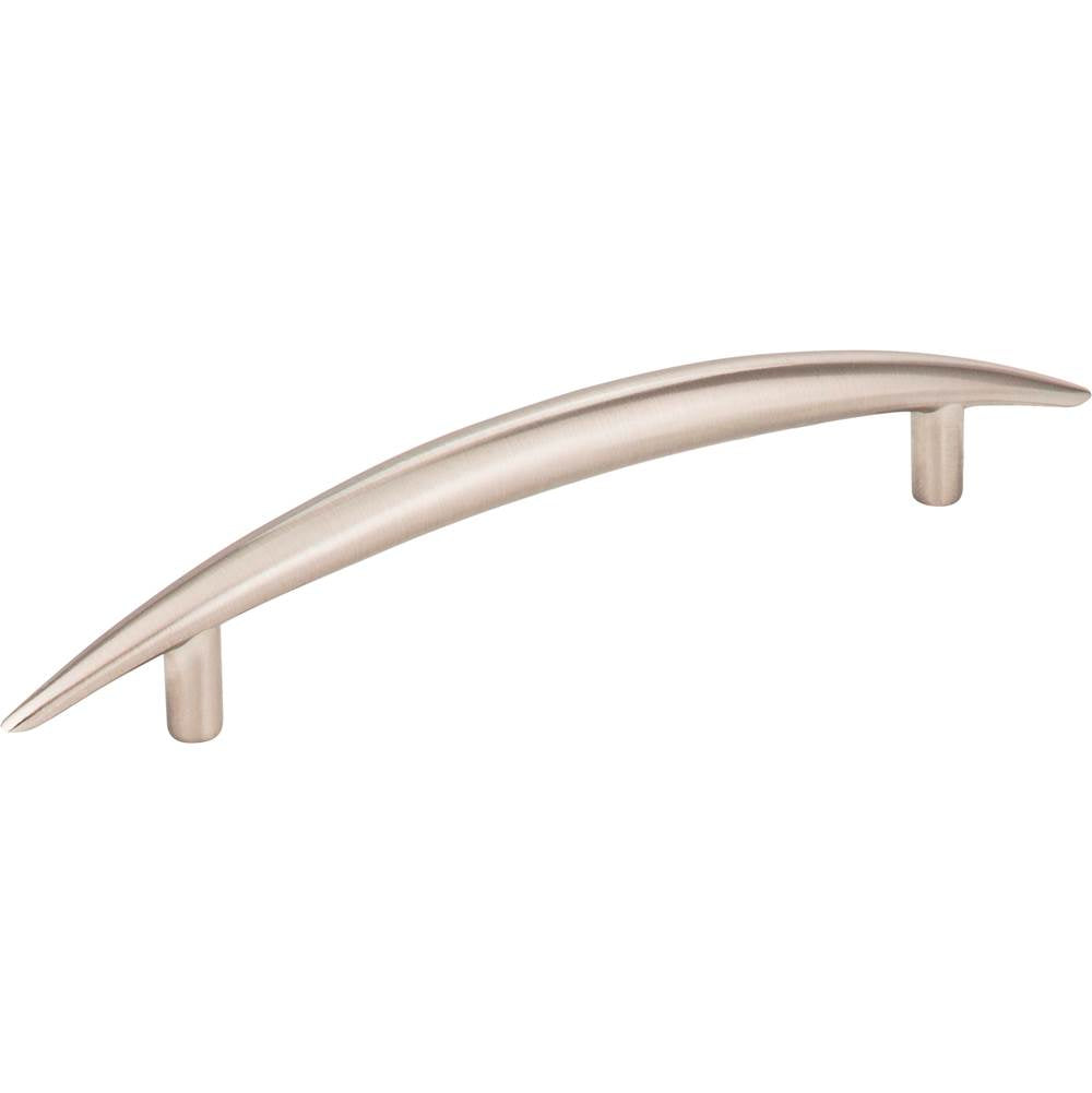 Hardware Resources - 128 mm Center-to-Center Satin Nickel Arched Verona Cabinet Pull - Satin Nickel