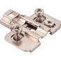 Hardware Resources - Heavy Duty 2 mm Cam Adj Zinc Die Cast Plate with Euro Screws for 700, 725, 900 and 1750 Series Euro Hinges - Polished Nickel