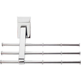 Hardware Resources - Polished Chrome Tri-Level Hook Tie Organizer - Polished Chrome