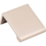 Hardware Resources - 1-1/4'' Overall Length Satin Nickel Edgefield Cabinet Tab Pull - Satin Nickel