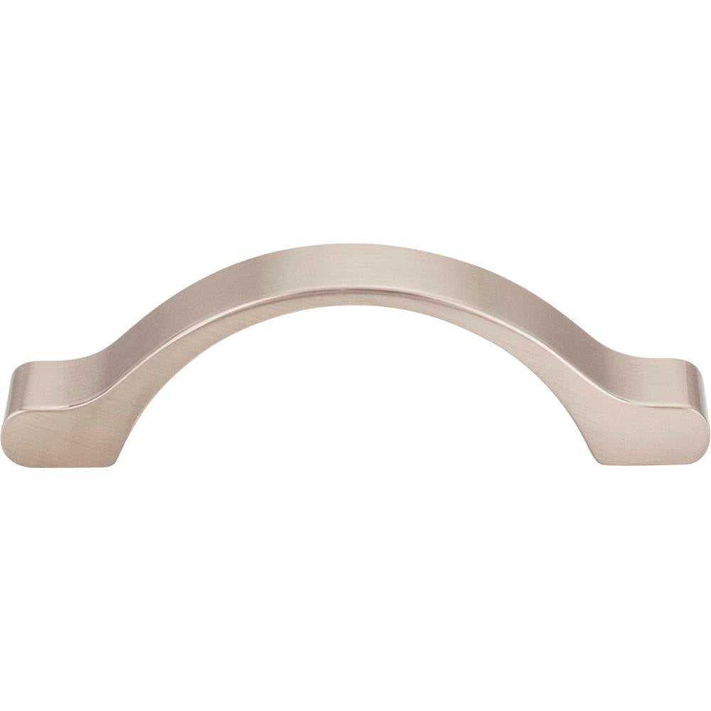 3'' Center-to-Center Brushed Pewter Arched Seaver Cabinet Pull