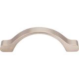 3'' Center-to-Center Brushed Pewter Arched Seaver Cabinet Pull