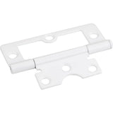 Hardware Resources - Bright White 3'' Swaged Loose Pin Non-Mortise Hinge with 6 Holes - Bright White