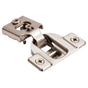 Hardware Resources - 105 degree 1/2'' Economical Standard Duty Self-close Compact Hinge with 8 mm Dowels - Polished Nickel