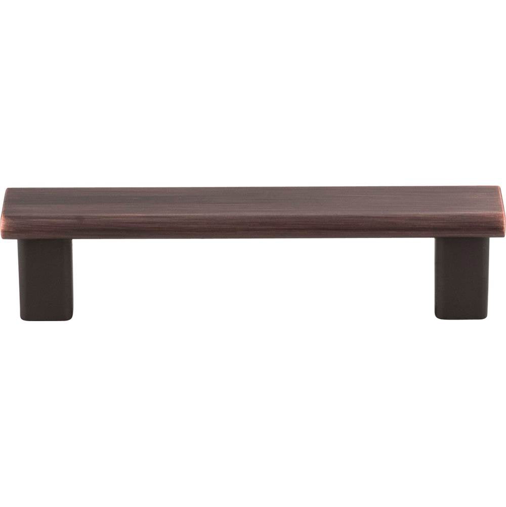 96 mm Center-to-Center Brushed Pewter Square Park Cabinet Pull