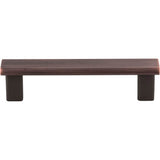 96 mm Center-to-Center Brushed Pewter Square Park Cabinet Pull