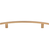 160 mm Center-to-Center Brushed Gold Square Thatcher Cabinet Bar Pull