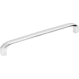 Hardware Resources - 160 mm Center-to-Center Polished Chrome Square Slade Cabinet Pull - Polished Chrome