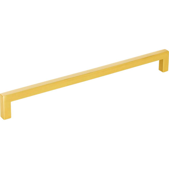 Hardware Resources - 224 mm Center-to-Center Brushed Gold Square Stanton Cabinet Bar Pull - Brushed Gold