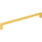 Hardware Resources - 224 mm Center-to-Center Brushed Gold Square Stanton Cabinet Bar Pull - Brushed Gold