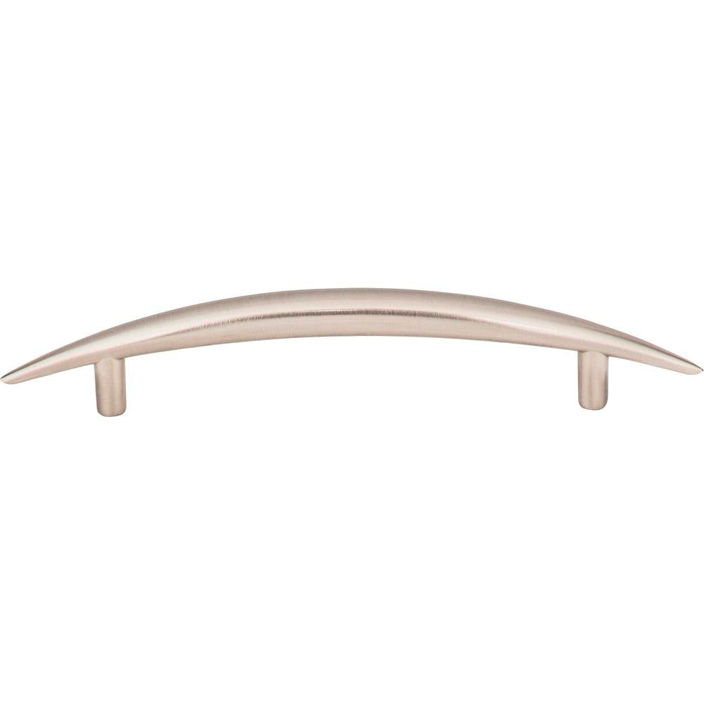 128 mm Center-to-Center Matte Silver Arched Verona Cabinet Pull