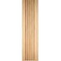 Hardware Resources - 5/8'' D x 4'' H Oak Fluted Moulding - Unfinished