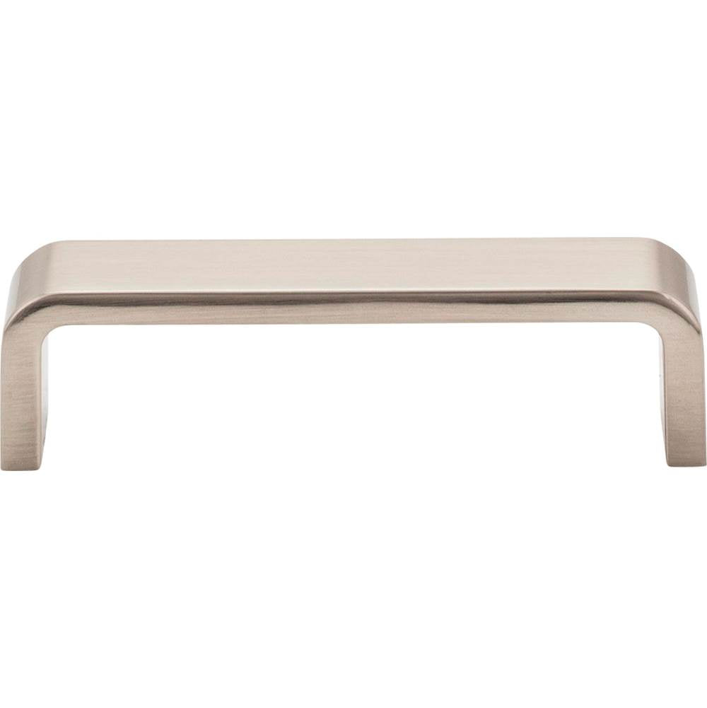 96 mm Center-to-Center Brushed Chrome Square Asher Cabinet Pull