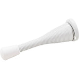 Hardware Resources - 3'' Spring Door Stop with Rubber Tip - White - White