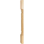 Hardware Resources - 3-1/2'' W x 1-3/4'' D x 35-1/2'' H White Birch Rope Split Post - Unfinished