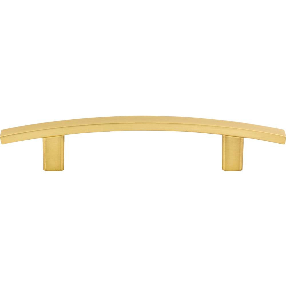 96 mm Center-to-Center Brushed Gold Square Thatcher Cabinet Bar Pull