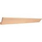 Hardware Resources - 3/4'' D x 3-5/8'' H Cherry Full Overlay Shaker Crown Moulding - Unfinished