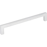 Hardware Resources - 160 mm Center-to-Center Polished Chrome Square Stanton Cabinet Bar Pull - Polished Chrome