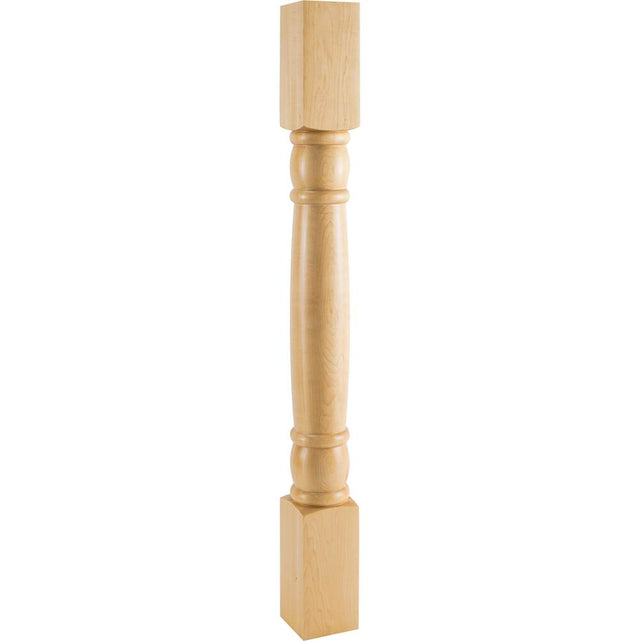 Hardware Resources - 3-1/2'' W x 3-1/2'' D x 35-1/2'' H Cherry Doric Post - Unfinished