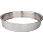 Hardware Resources - 10'' Diameter 2'' Height Brushed Stainless Steel Trash Can Ring - Stainless Steel