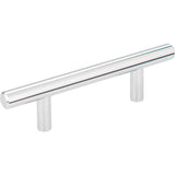 Hardware Resources - 3'' Center-to-Center Polished Chrome Naples Cabinet Bar Pull - Polished Chrome