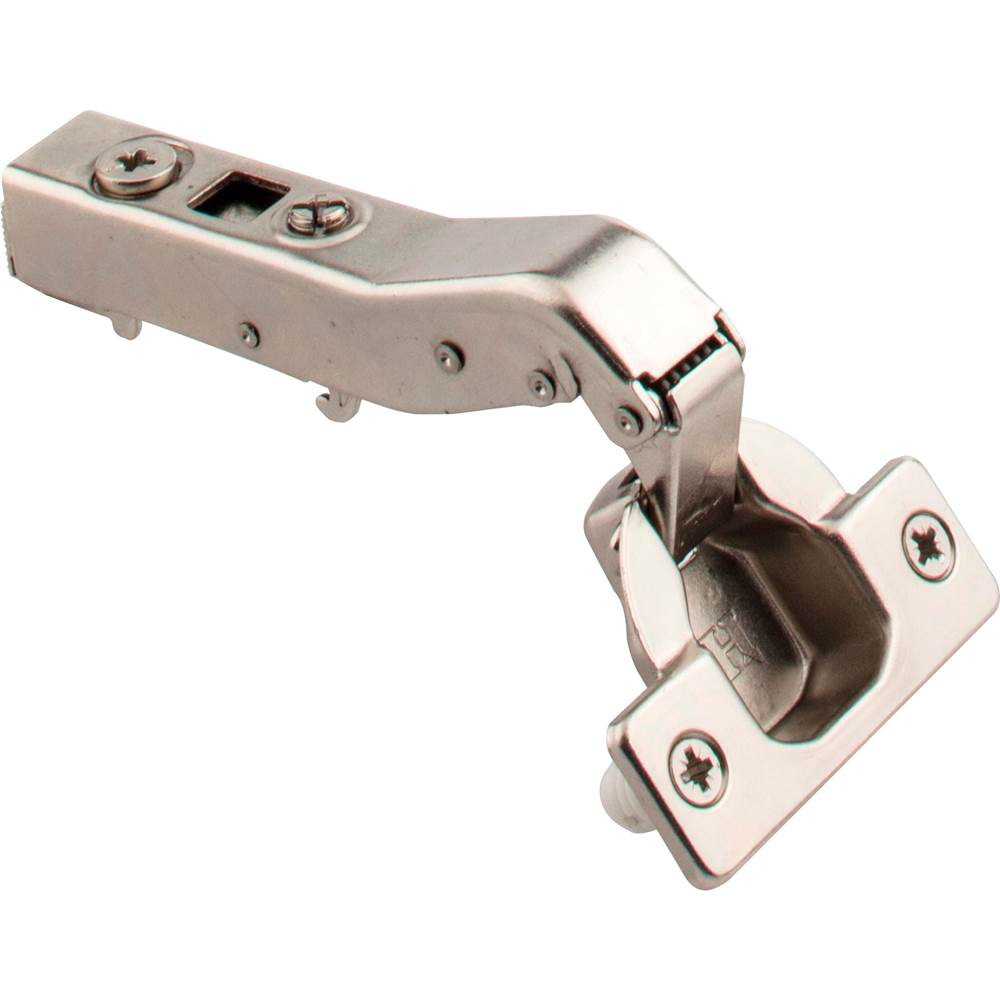 45 degree Heavy Duty Corner Overlay Cam Adjustable Soft-close Hinge with Press-in 8 mm Dowels