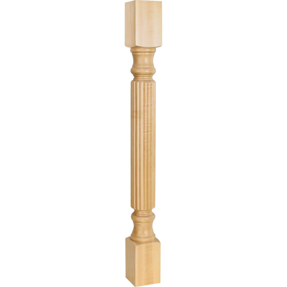Hardware Resources - 3-1/2'' W x 3-1/2'' D x 35-1/2'' H Alder Reed Post - Unfinished