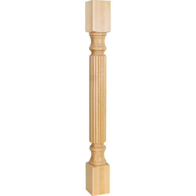 Hardware Resources - 3-1/2'' W x 3-1/2'' D x 35-1/2'' H Alder Reed Post - Unfinished