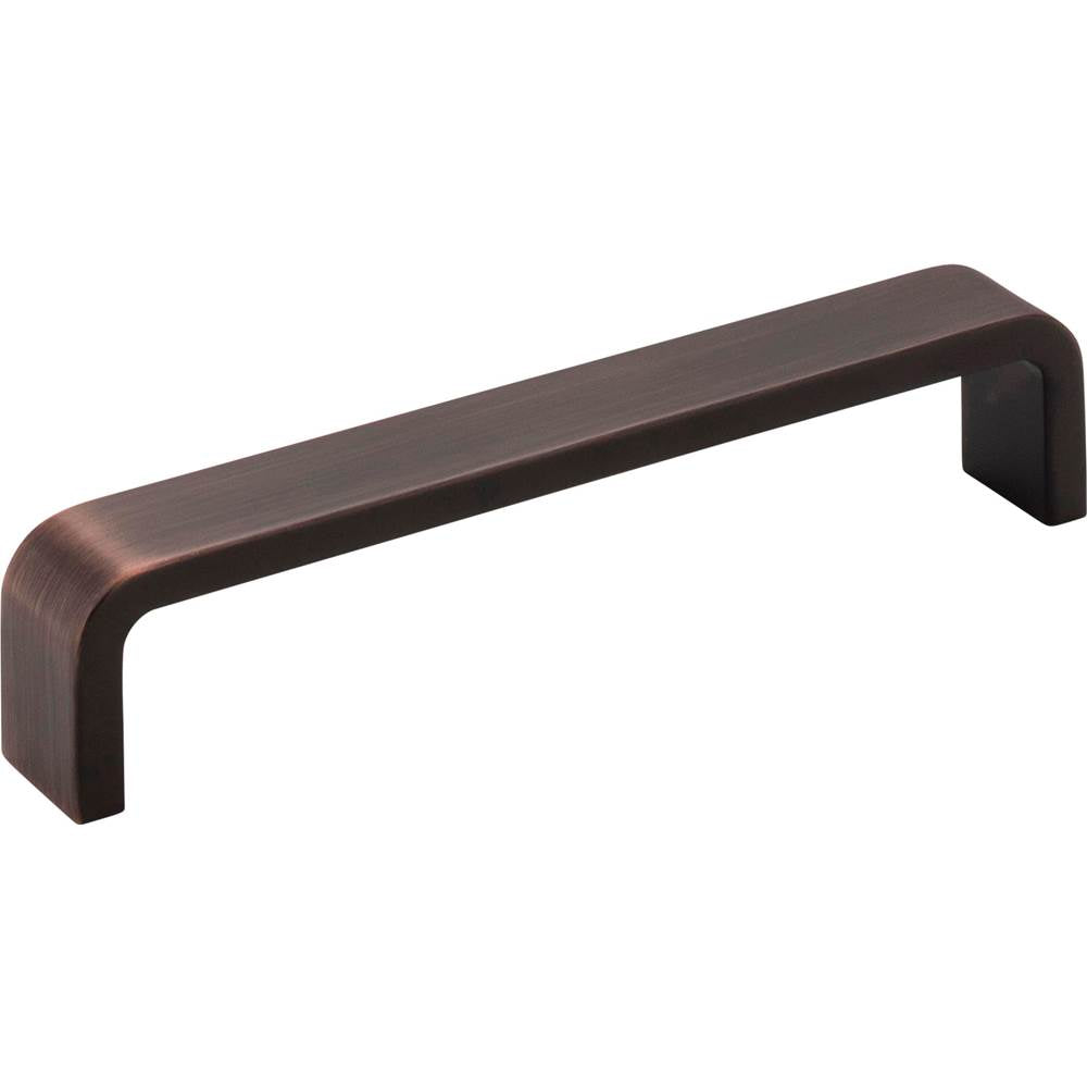 Hardware Resources - 128 mm Center-to-Center Brushed Oil Rubbed Bronze Square Asher Cabinet Pull - Brushed Oil Rubbed Bronze